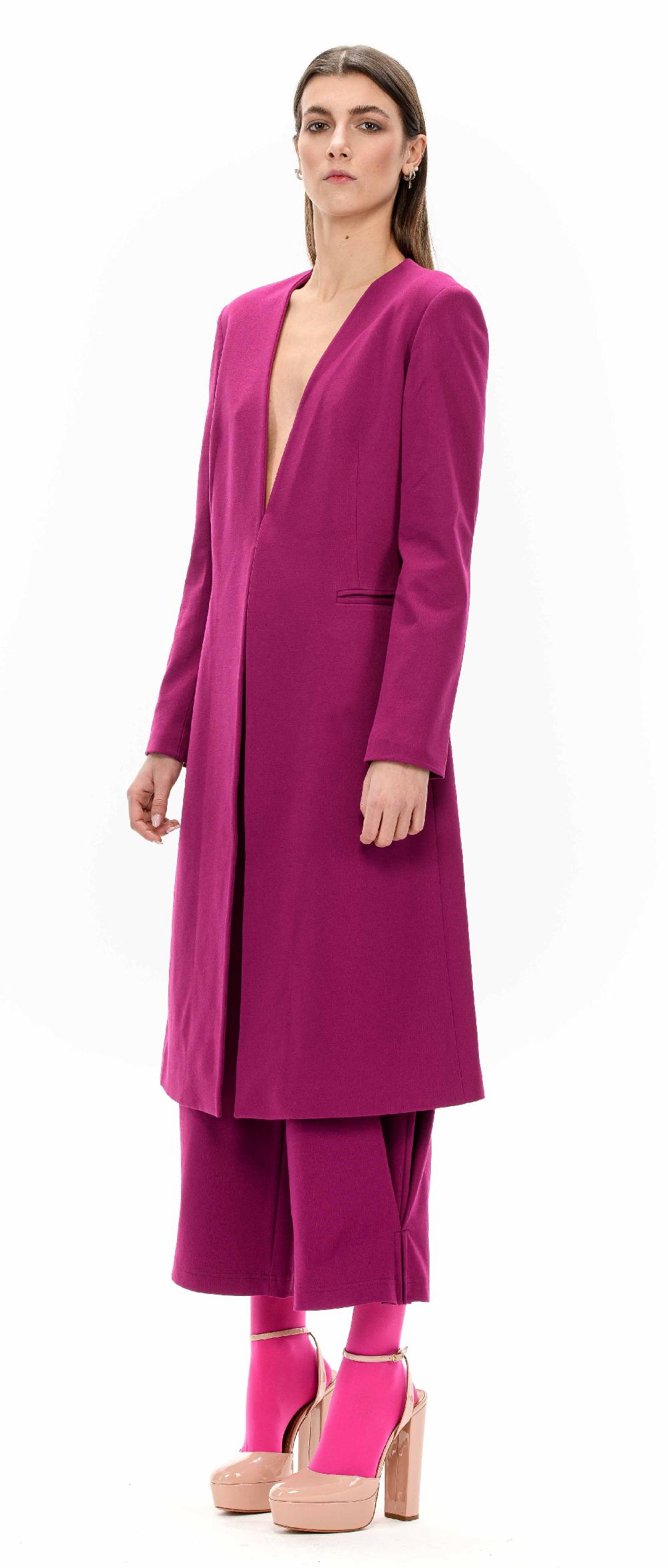 ROSÈ A POIS CRUDELIA Giacca ciclamino intenso