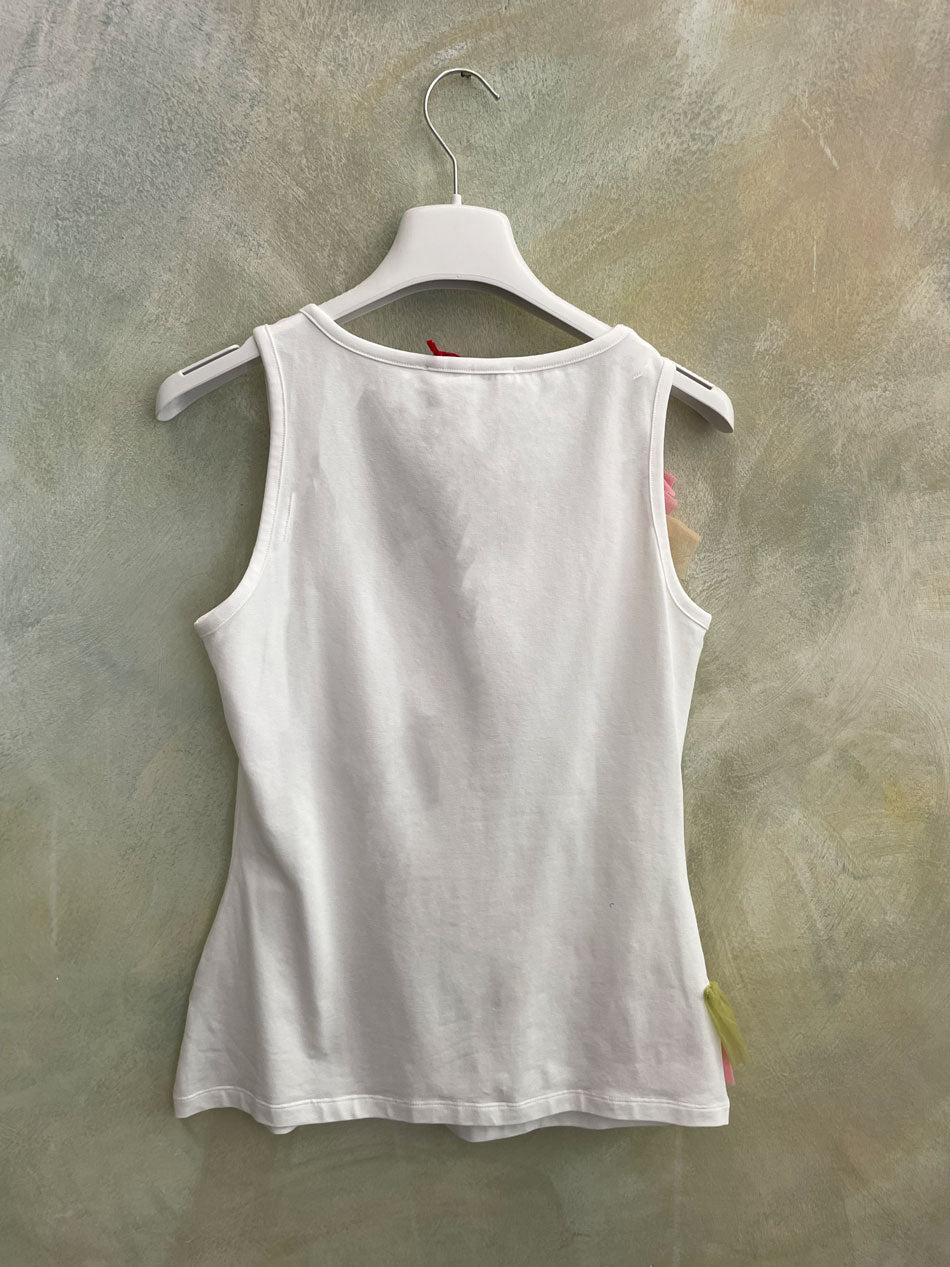 ROSÈ A POIS Dama Canotta