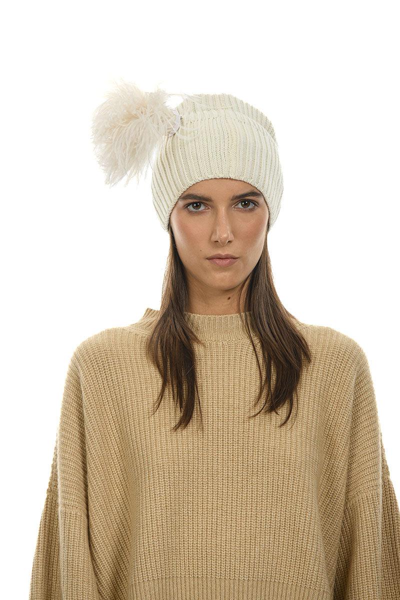 ROSÈ A POIS ELYANA Cuffia con spilla