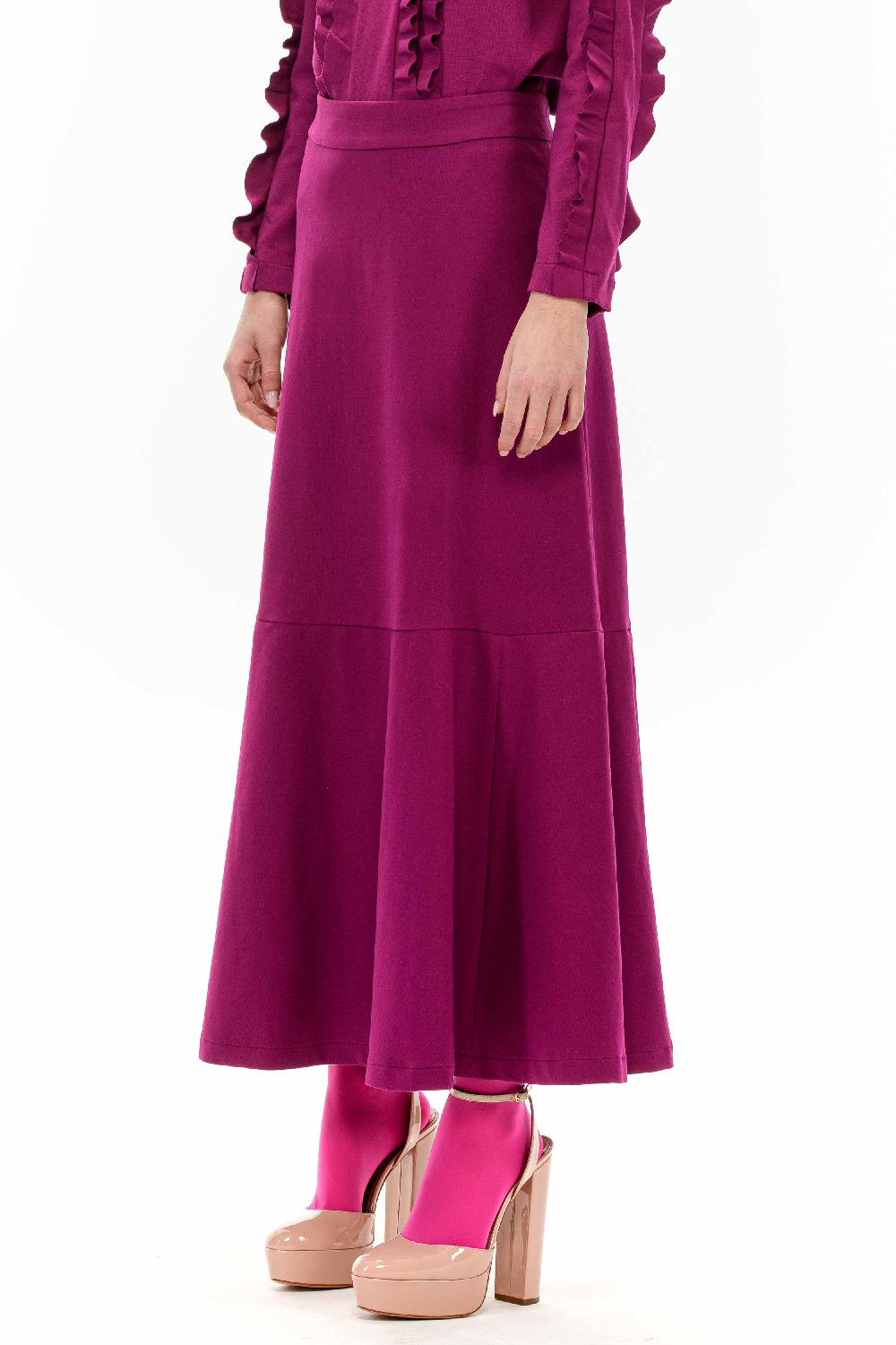 ROSÈ A POIS ESMERALDA Maxi Gonna