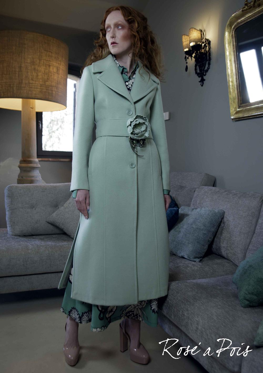 ROSÈ A POIS ESMERALDA Maxi Gonna