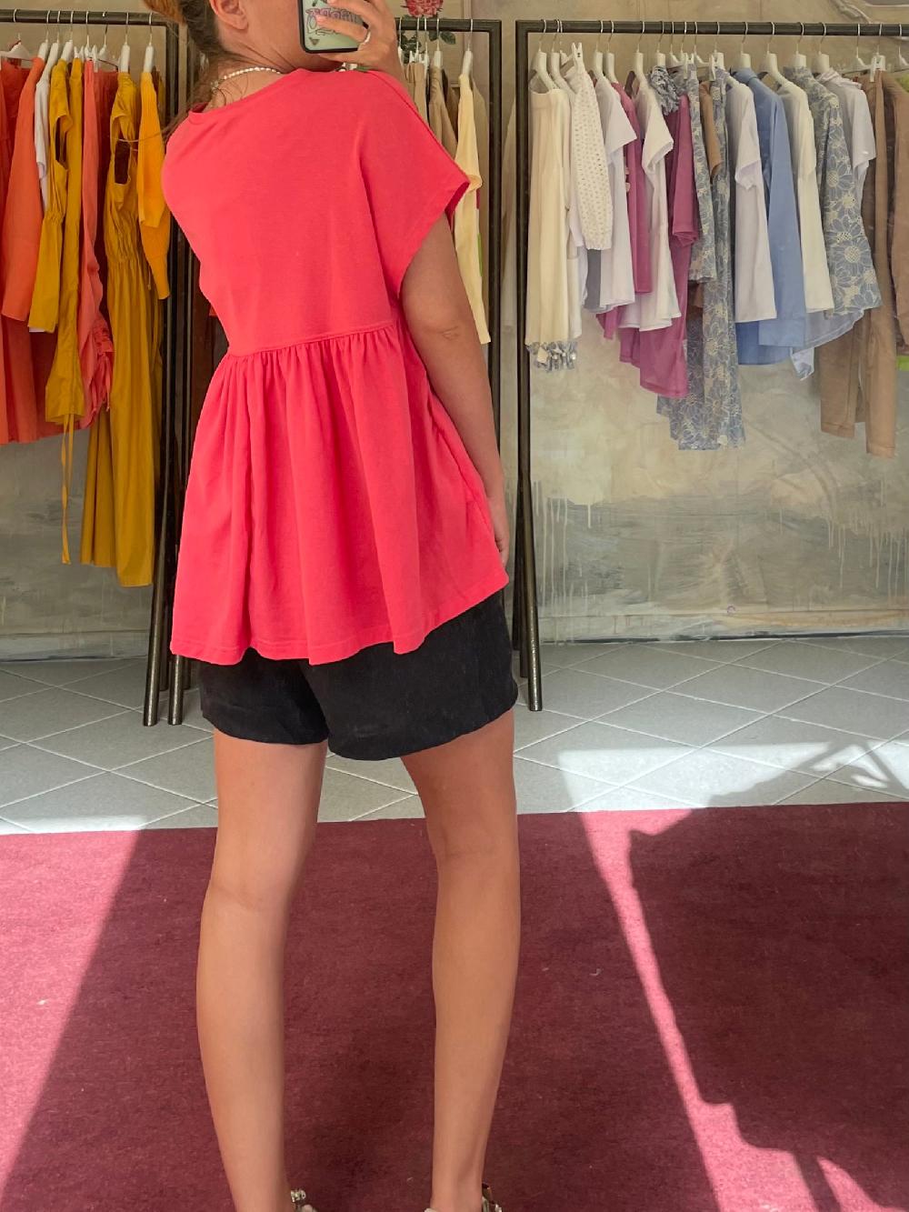 ROSÈ A POIS Fogliolina T-shirt