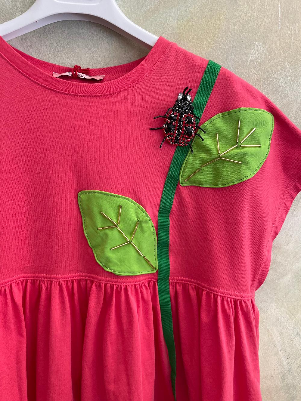 ROSÈ A POIS Fogliolina T-shirt