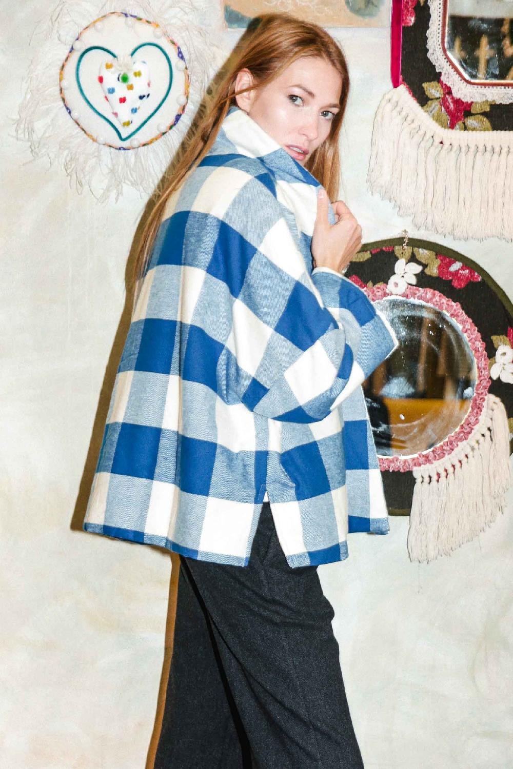 ROSÈ A POIS FUTURA Giaccone A Scacchi