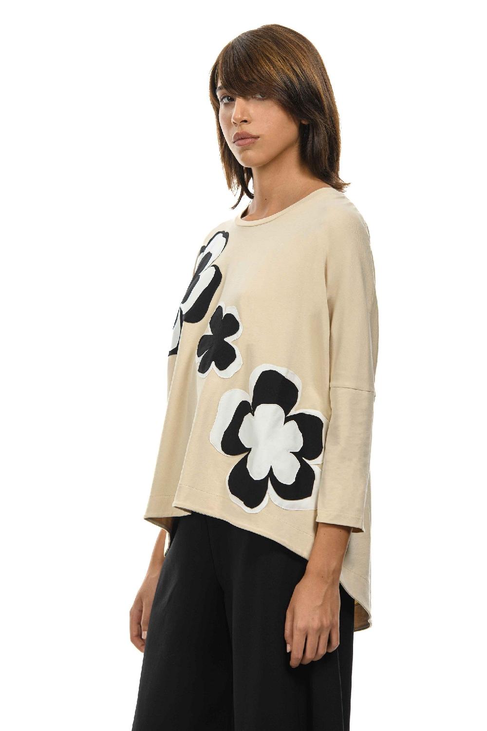 ROSÈ A POIS GRISELDA Maglia Con Applicazioni