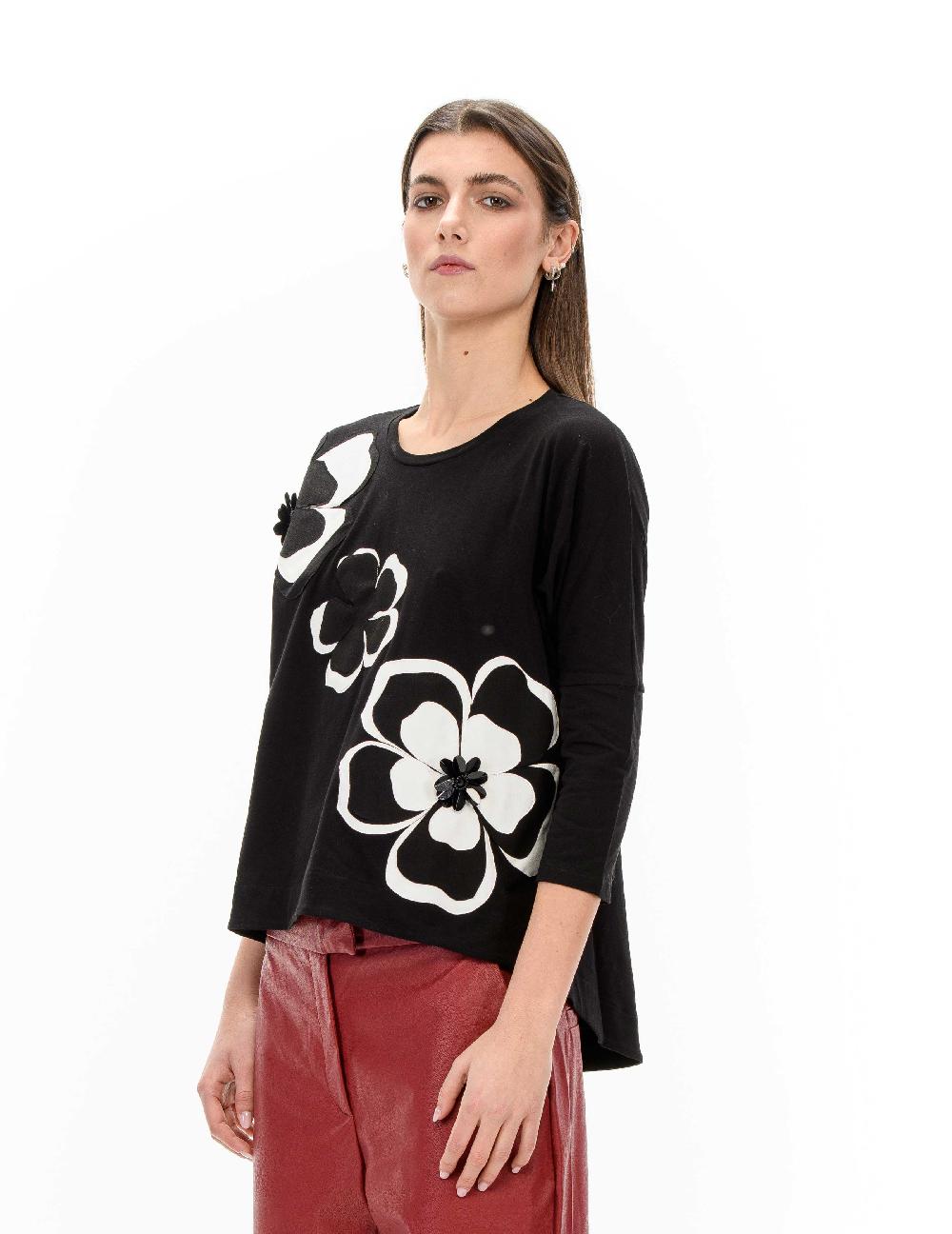 ROSÈ A POIS GRISELDA Maglia Con Applicazioni