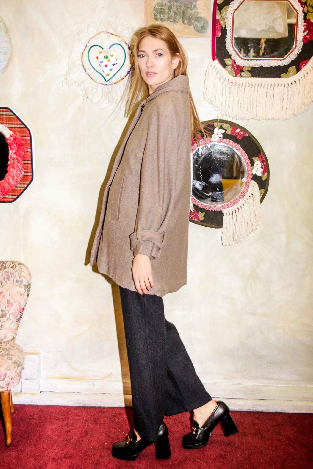 ROSÈ A POIS GUNDAM Cappotto Grigio