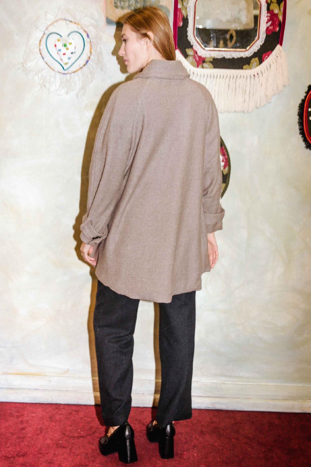 ROSÈ A POIS GUNDAM Cappotto Grigio