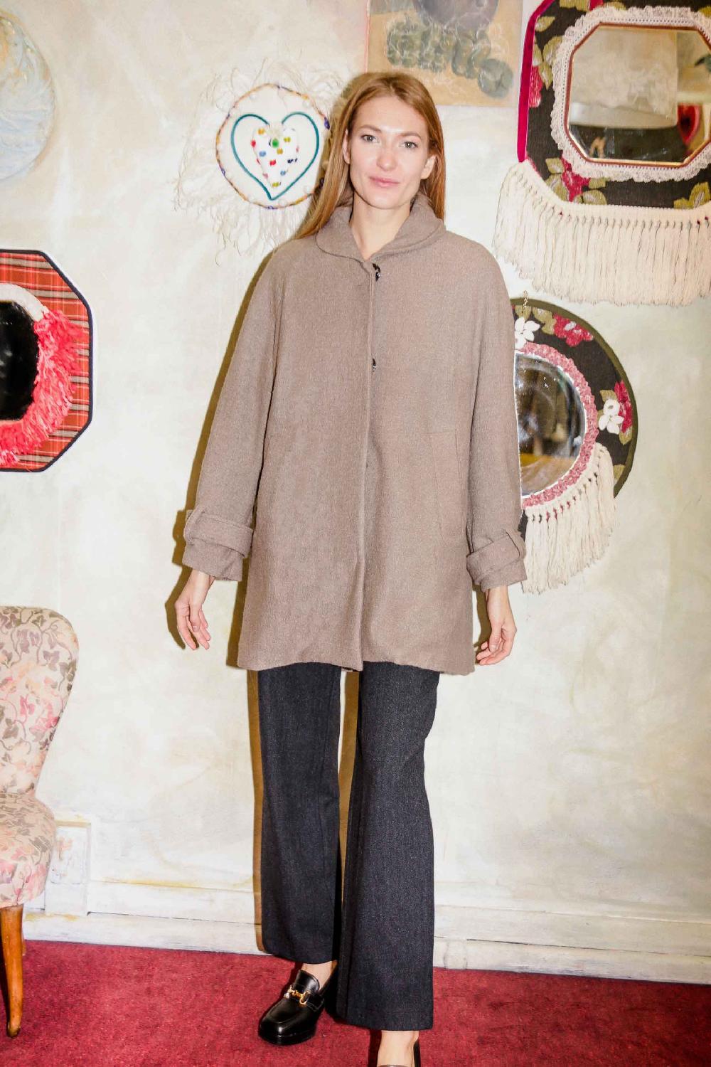 ROSÈ A POIS GUNDAM Cappotto grigio