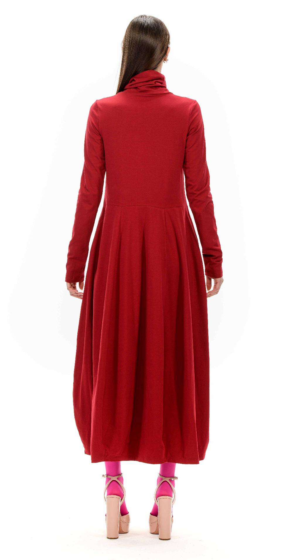 ROSÈ A POIS HAGA Maxi Abito