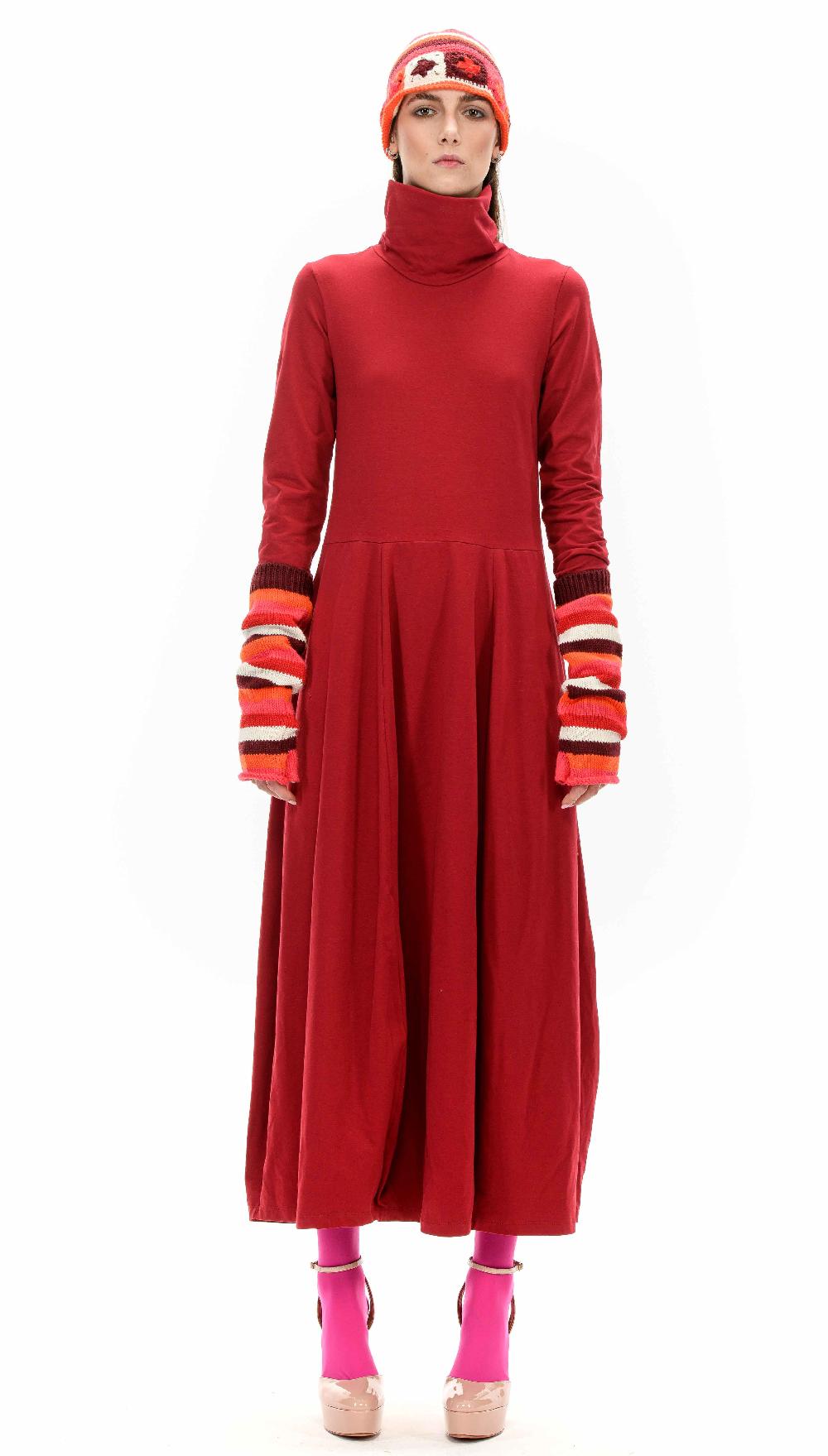 ROSÈ A POIS HAGA Maxi Abito