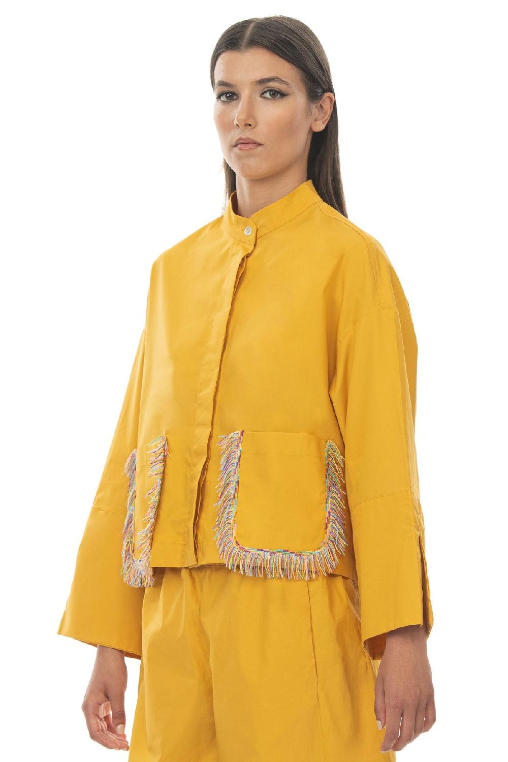 ROSÈ A POIS Hansel Camicia Giallo