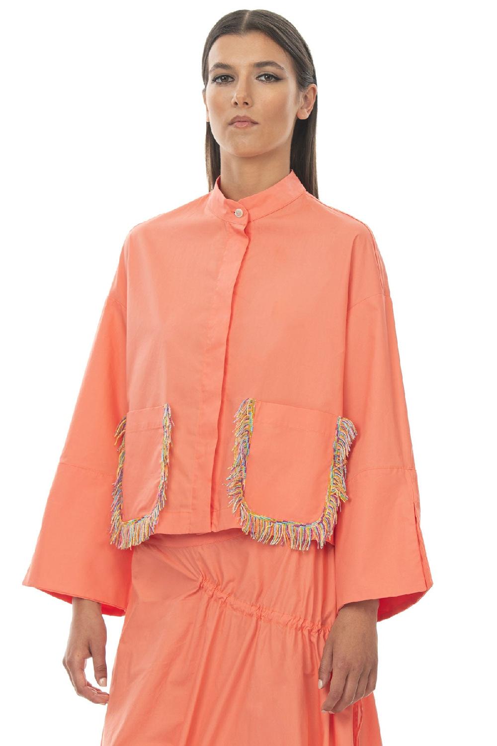 ROSÈ A POIS Hansel Camicia Rosa