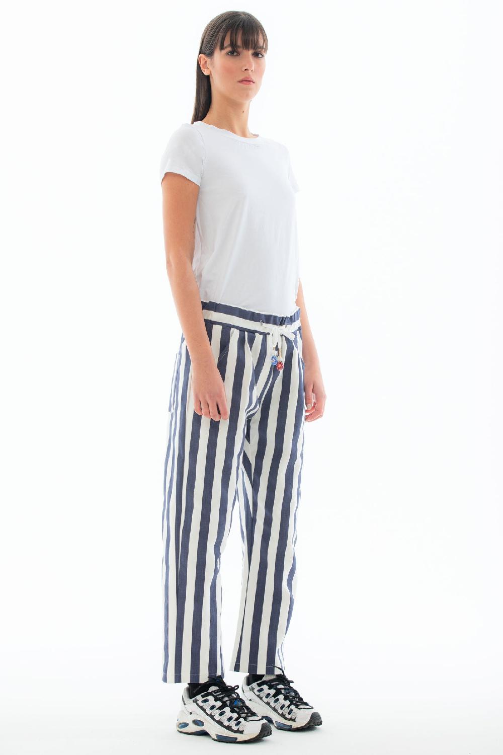 ROSÈ A POIS Mago Di Oz Pantalone Riga