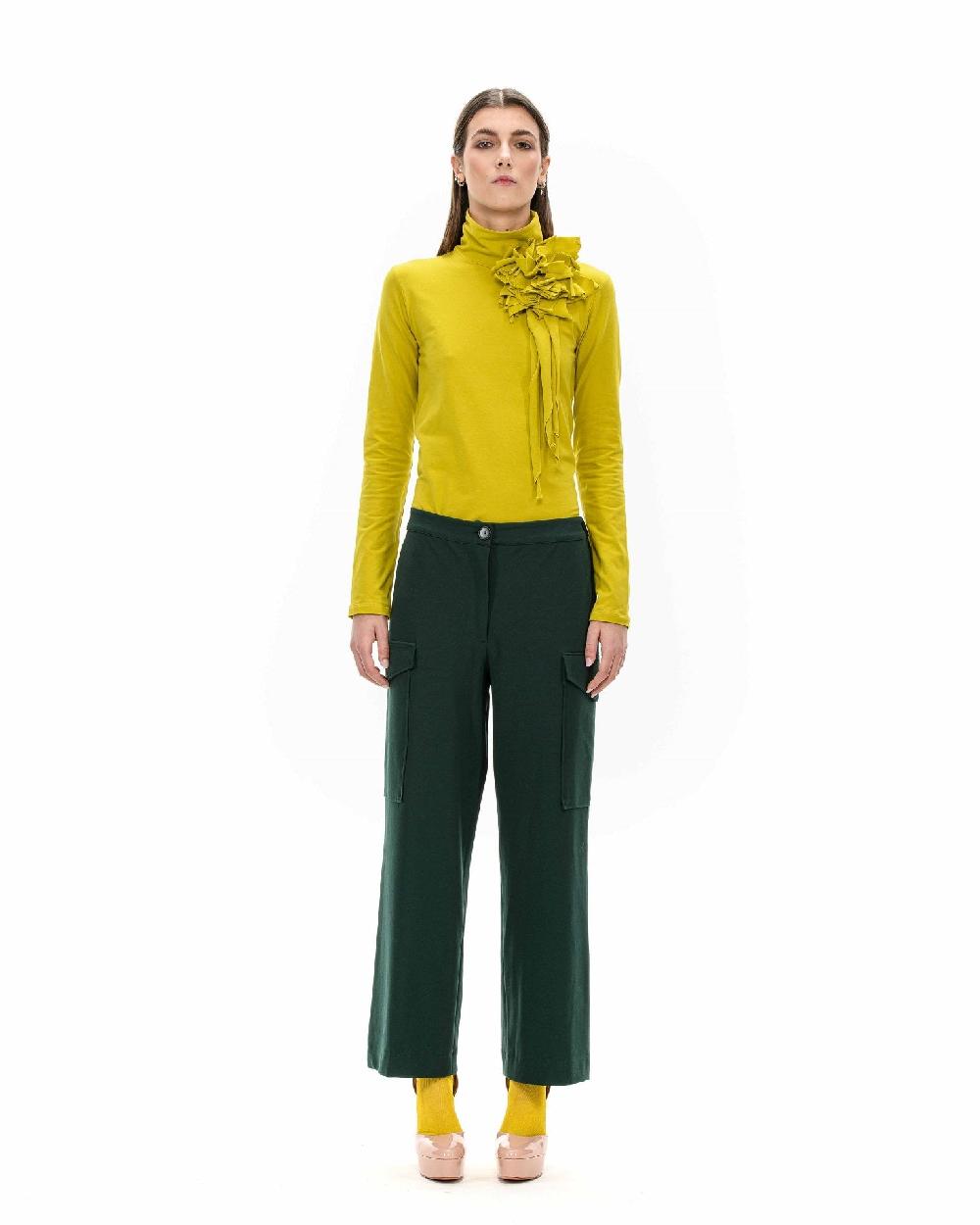 ROSÈ A POIS MAGO' Dolcevita Con Maxi Fiore