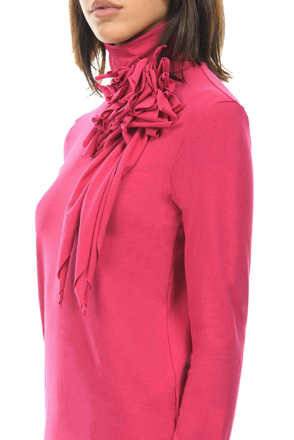 ROSÈ A POIS MAGO' Dolcevita Con Maxi Fiore