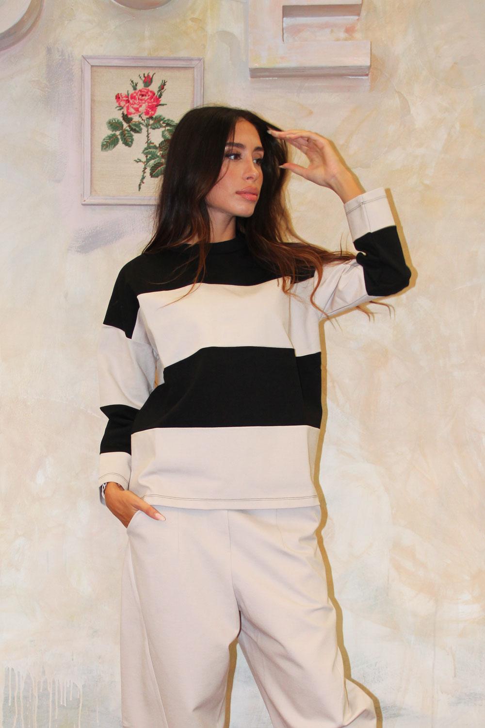 ROSÈ A POIS Maneskin Blusa