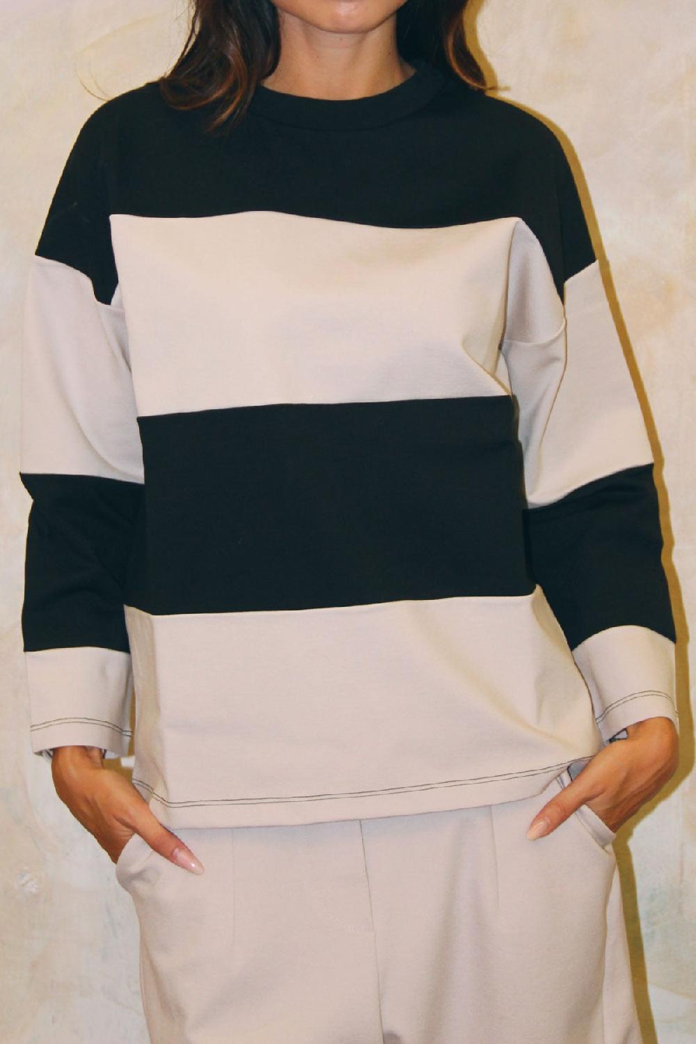 ROSÈ A POIS Maneskin Blusa