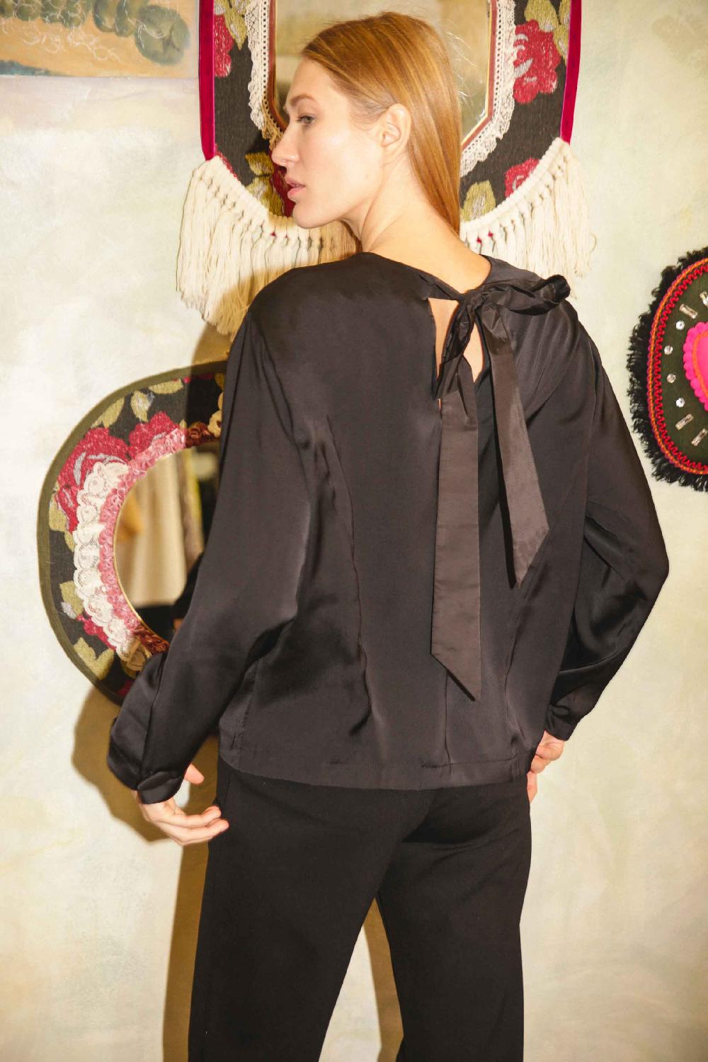 ROSÈ A POIS MAYA Camicia viscosa