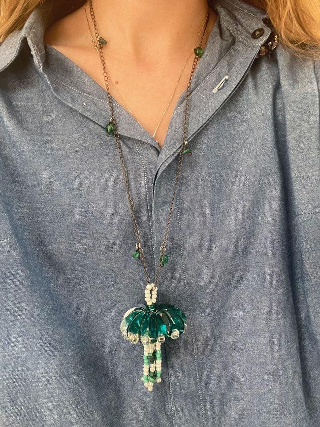 ROSÈ A POIS Medusa Collana