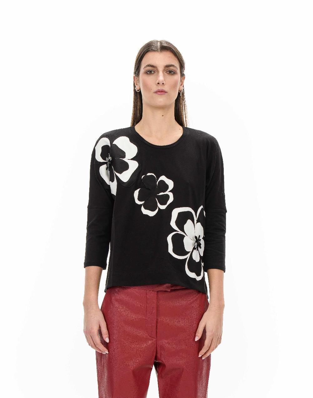 ROSÈ A POIS NERISSA Pantalone Ecopelle