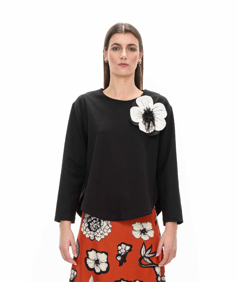 ROSÈ A POIS NOA Spilla Anemone