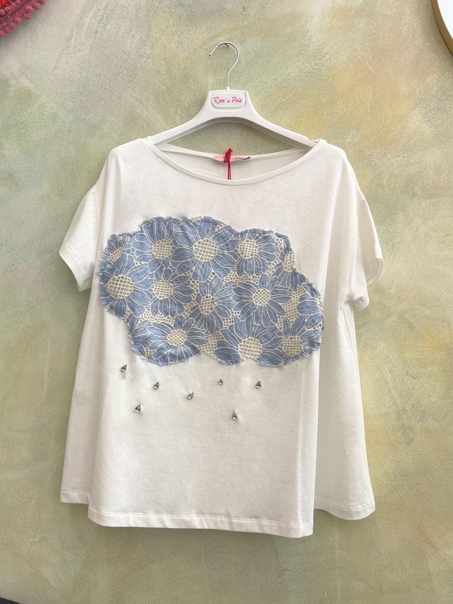 ROSÈ A POIS Nuvoletta T-shirt