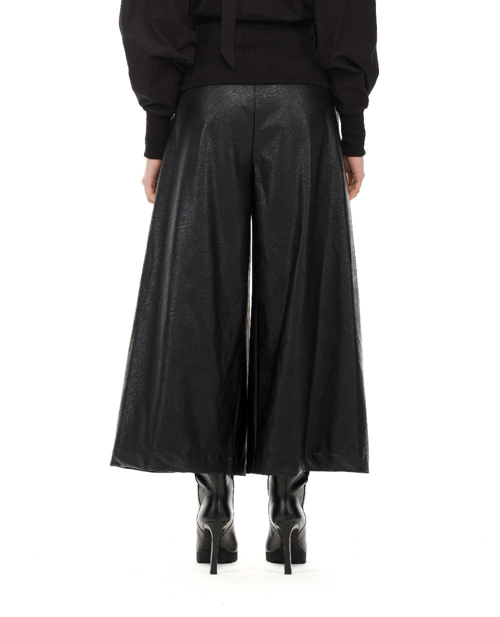 ROSÈ A POIS ODETTA Pantalone In Ecopelle