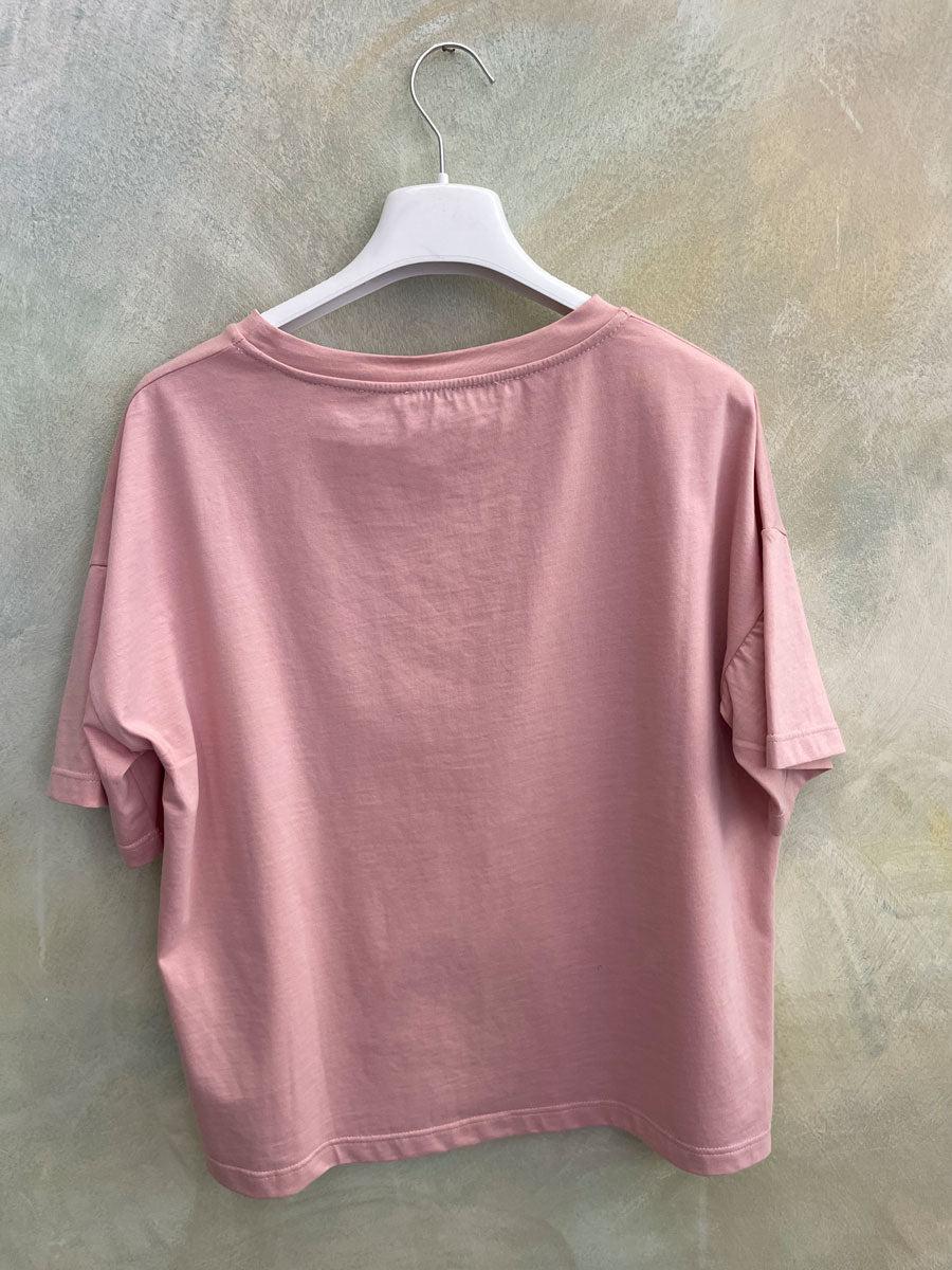 ROSÈ A POIS Orsetto T-shirt
