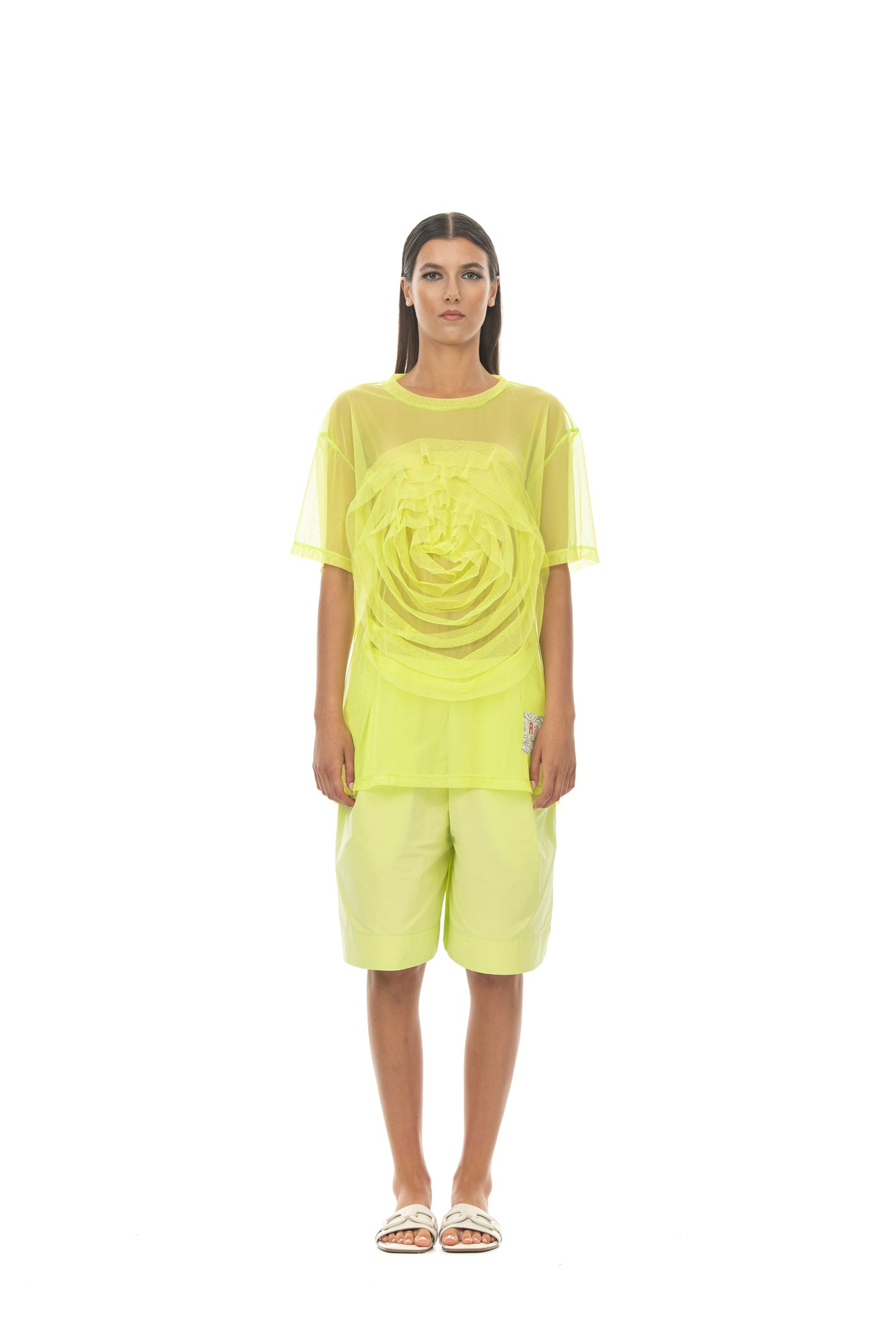 ROSÈ A POIS Peggy T-shirt Lime
