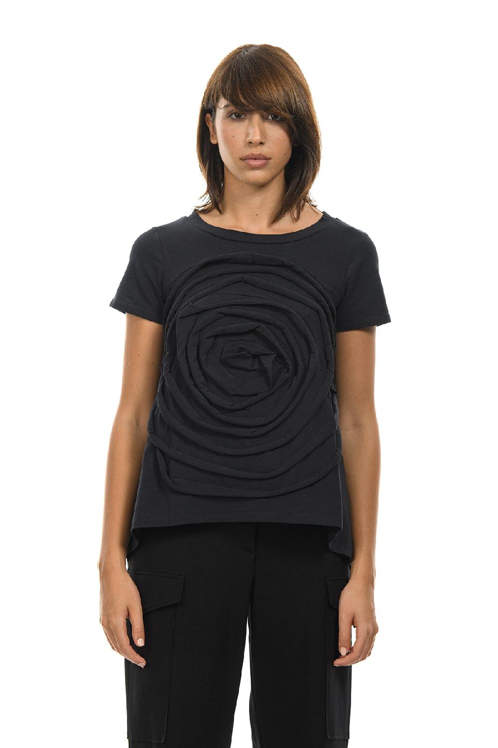 ROSÈ A POIS PESCA T-shirt Con Extra Rosa