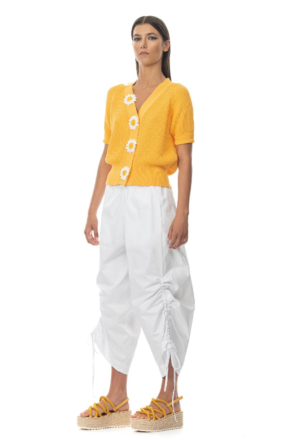 ROSÈ A POIS Pesciolino D'oro Cardigan