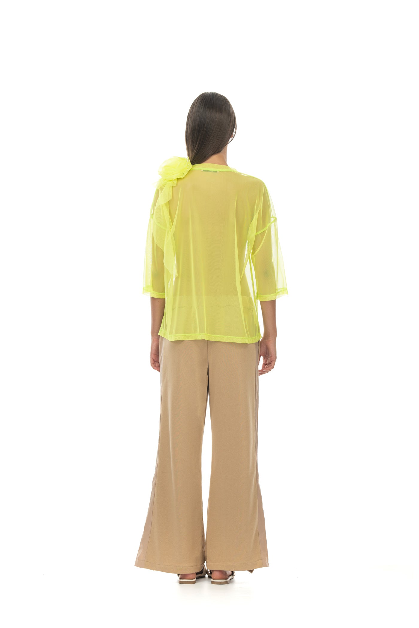 ROSÈ A POIS Pimpi T-shirt Lime