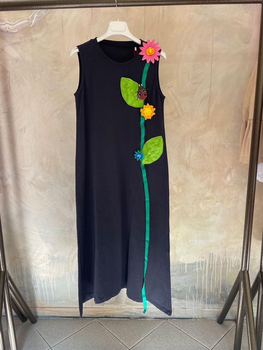 ROSÈ A POIS Prato Verde Canotta Abito