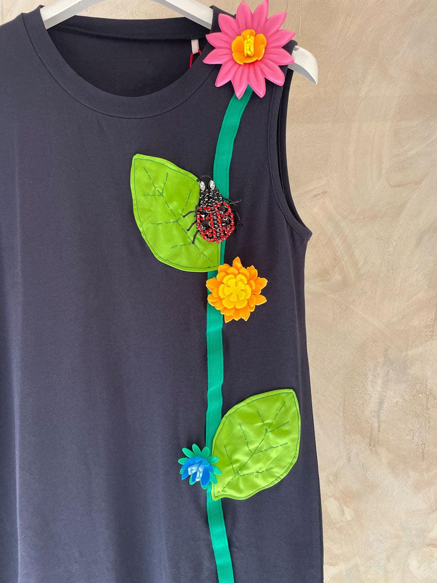 ROSÈ A POIS Prato Verde Canotta Abito