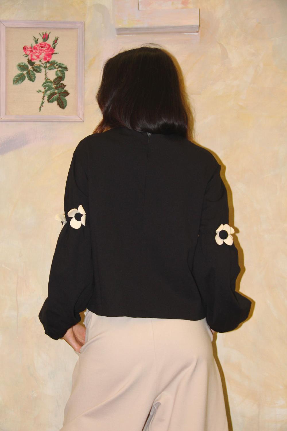 ROSÈ A POIS Queen Blusa