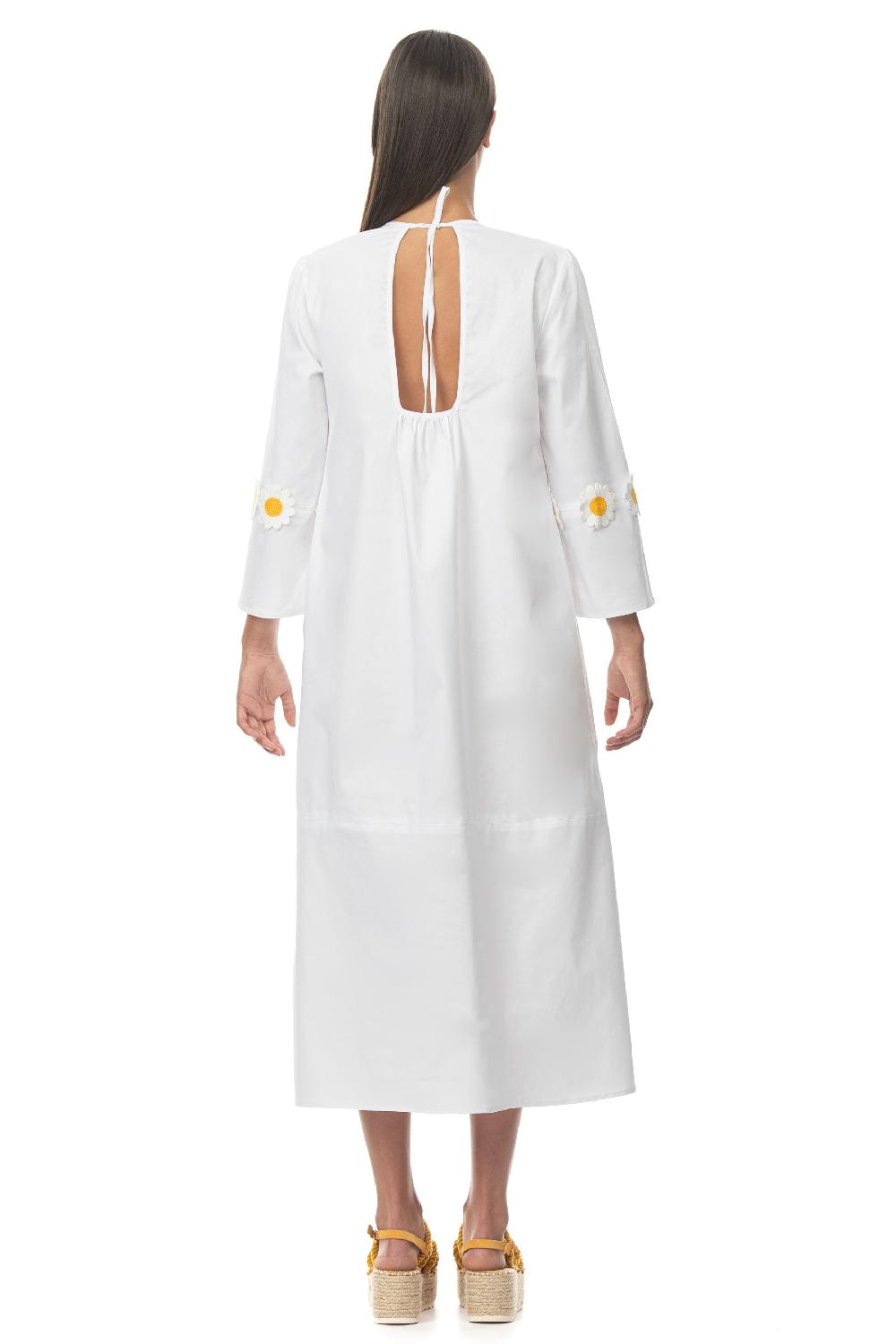 ROSÈ A POIS Raperonzolo Abito Bianco