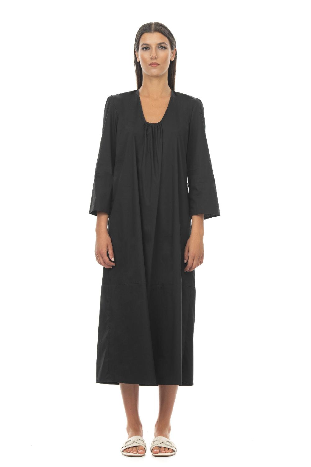 ROSÈ A POIS Raperonzolo Abito Nero