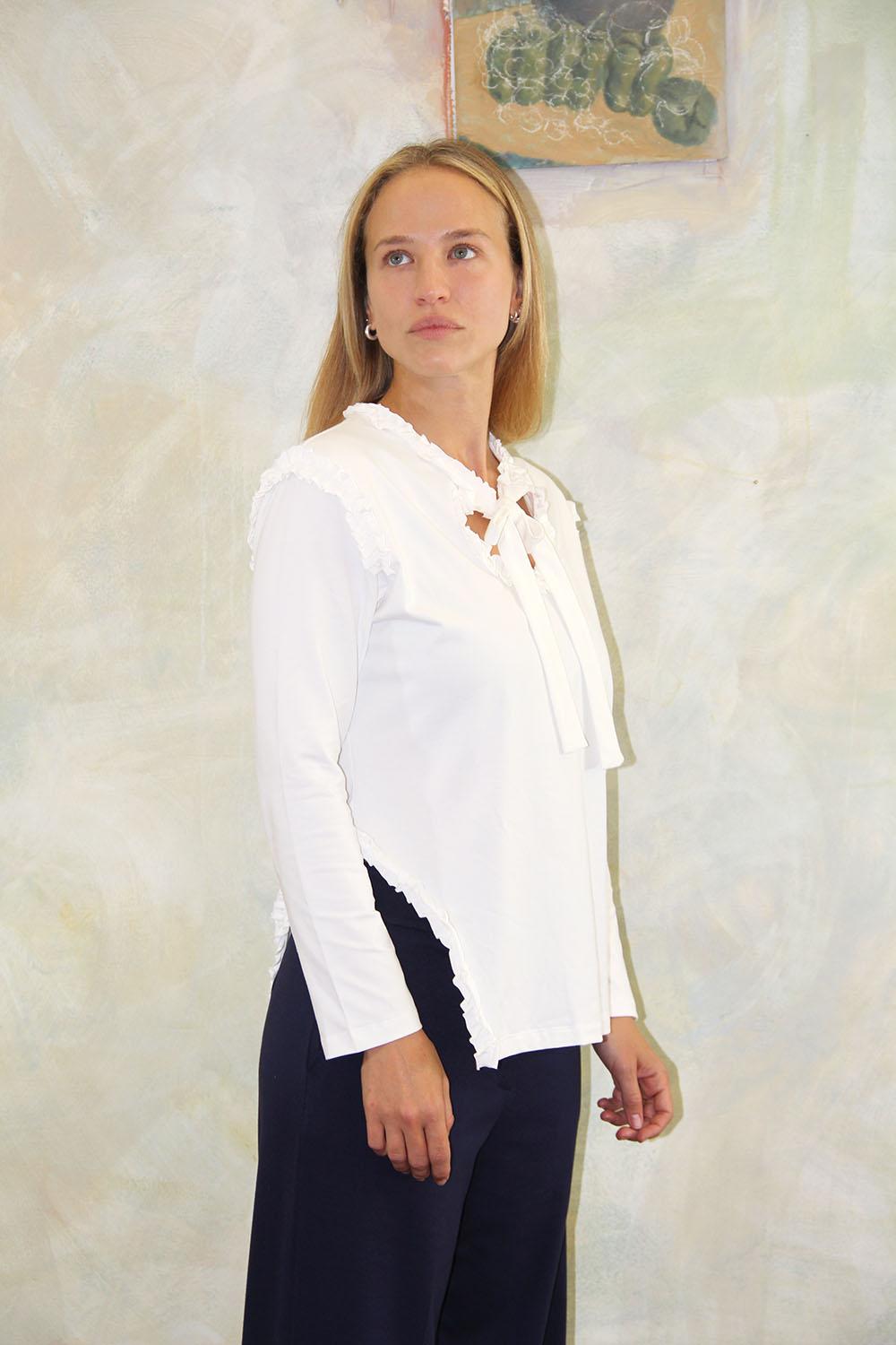 ROSÈ A POIS Richhi E Poveri T-shirt Bianco