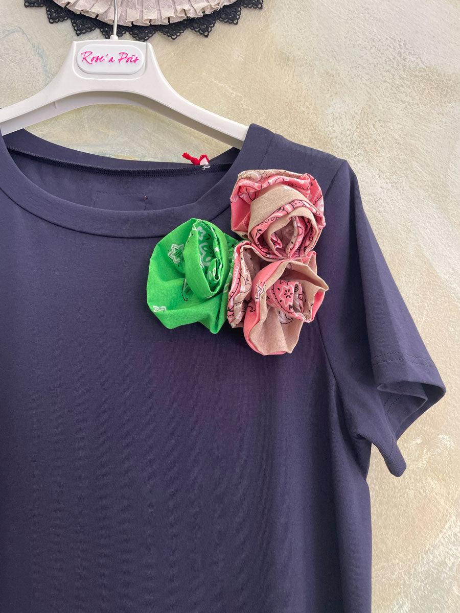 ROSÈ A POIS Rosetta Abito Lungo