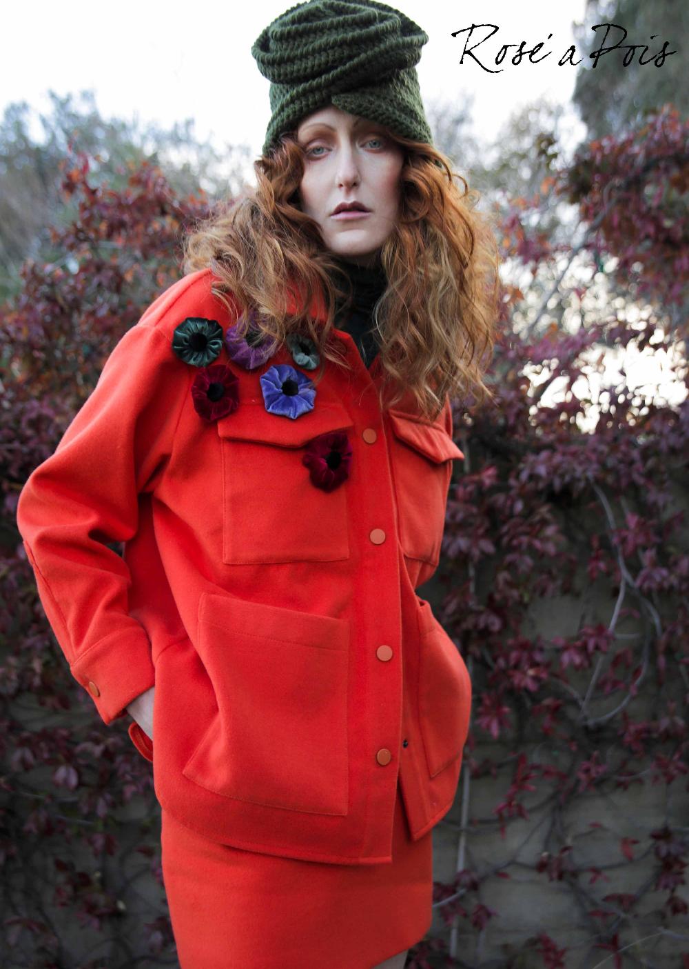 ROSÈ A POIS ROWENA Camicia In Panno