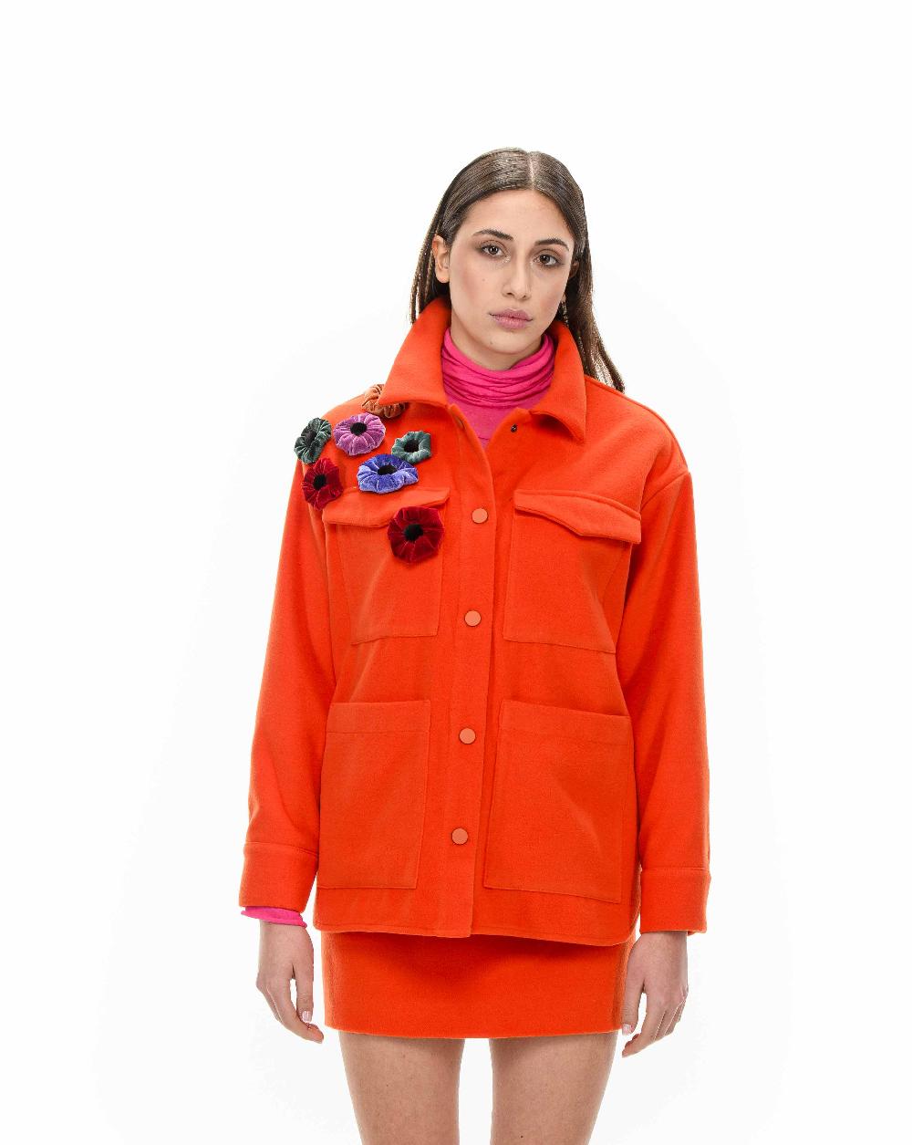 ROSÈ A POIS ROWENA Camicia in panno