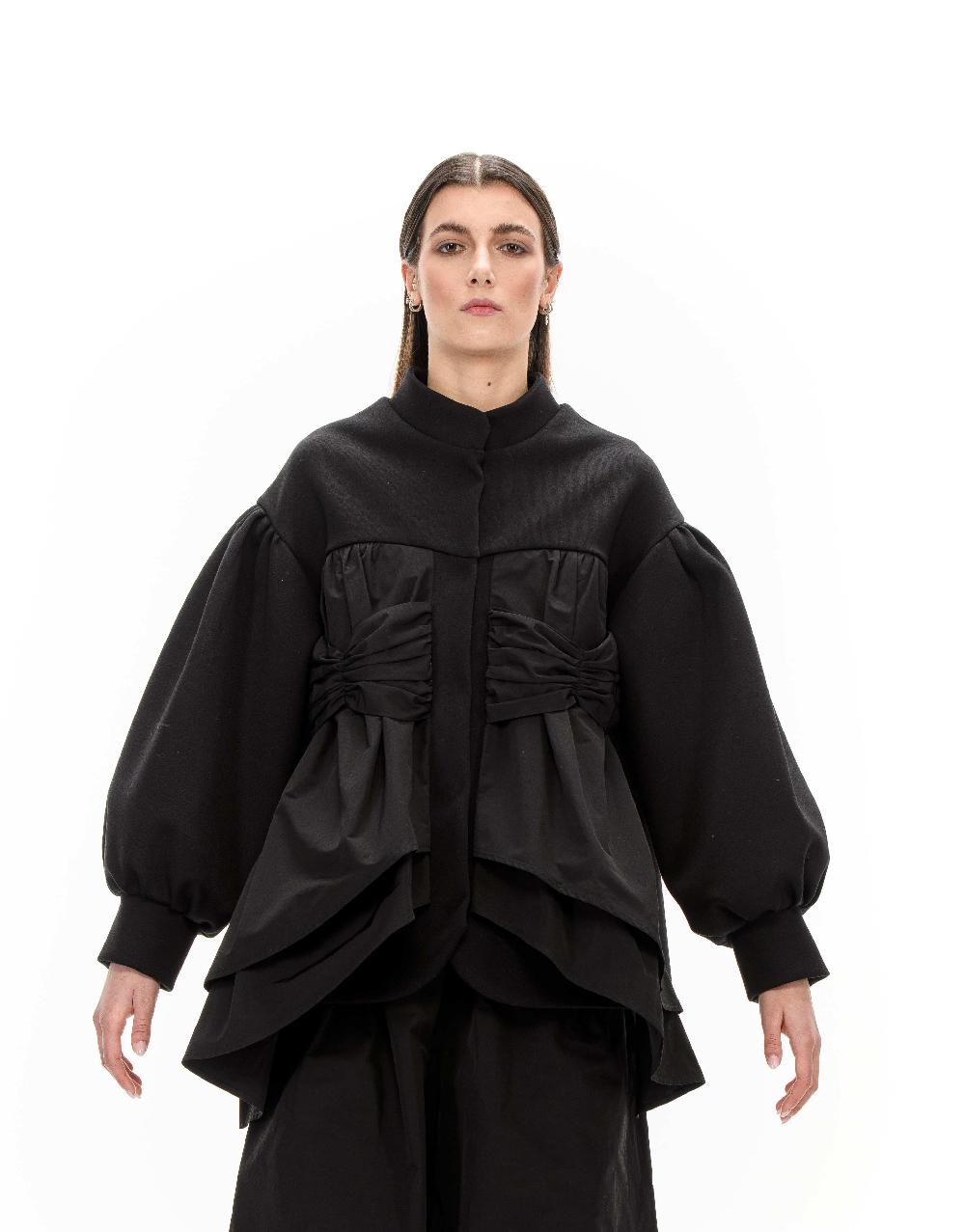 ROSÈ A POIS STELLA Giaccone Con Fiocchi