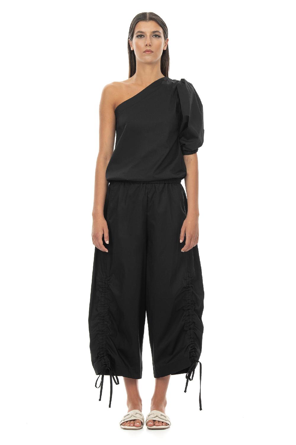 ROSÈ A POIS Strega Top Nero