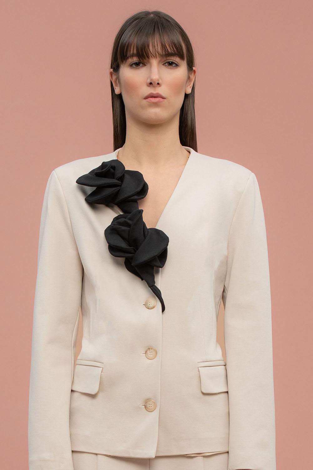 ROSÈ A POIS Subsonica Spilla