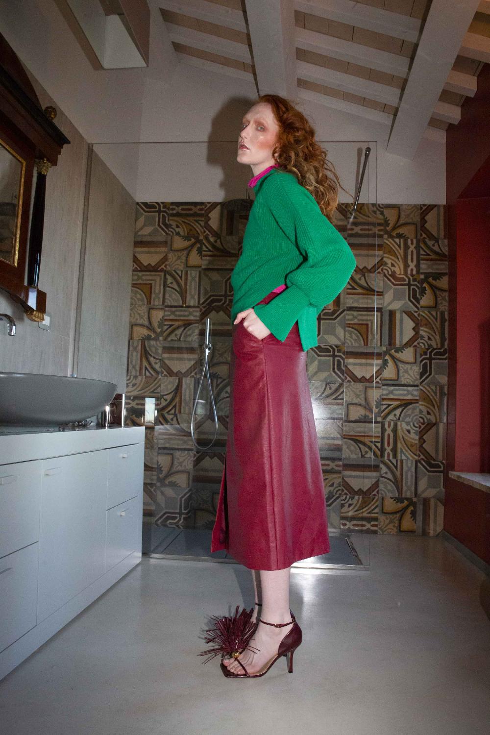 ROSÈ A POIS TABITA Maglione cashmeres