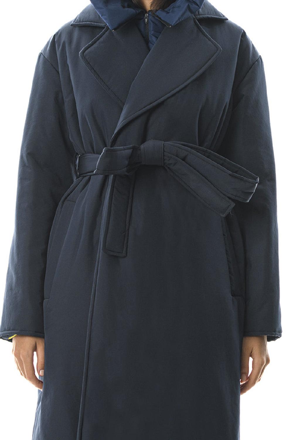 ROSÈ A POIS TEODORA Trench imbottito