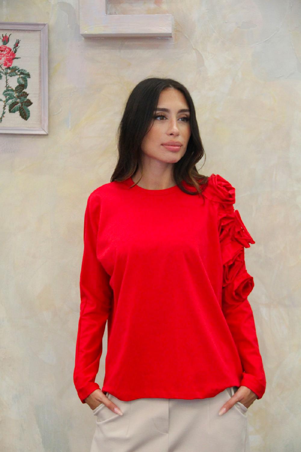 ROSÈ A POIS The Doors T-shirt Rosso