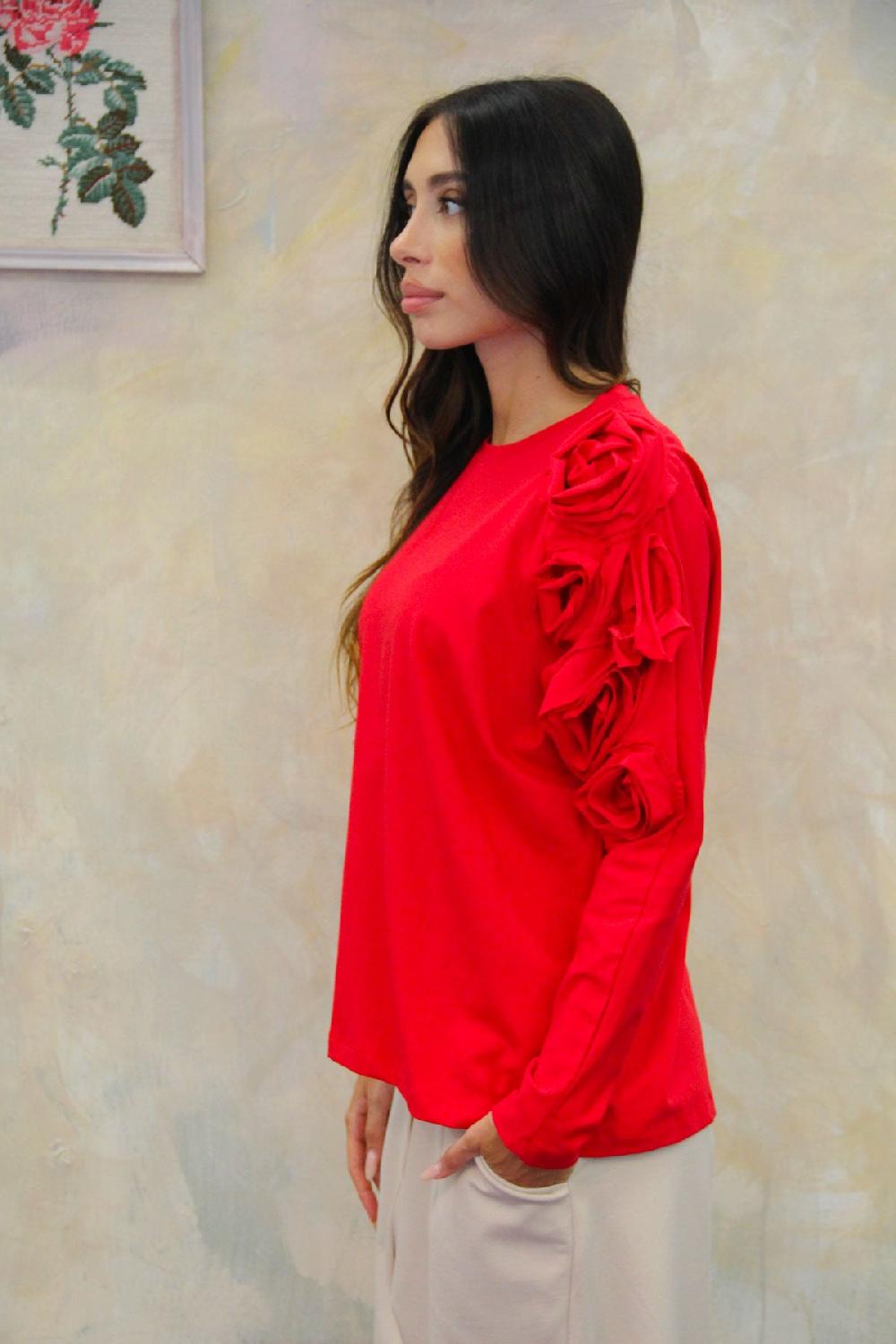 ROSÈ A POIS The Doors T-shirt Rosso