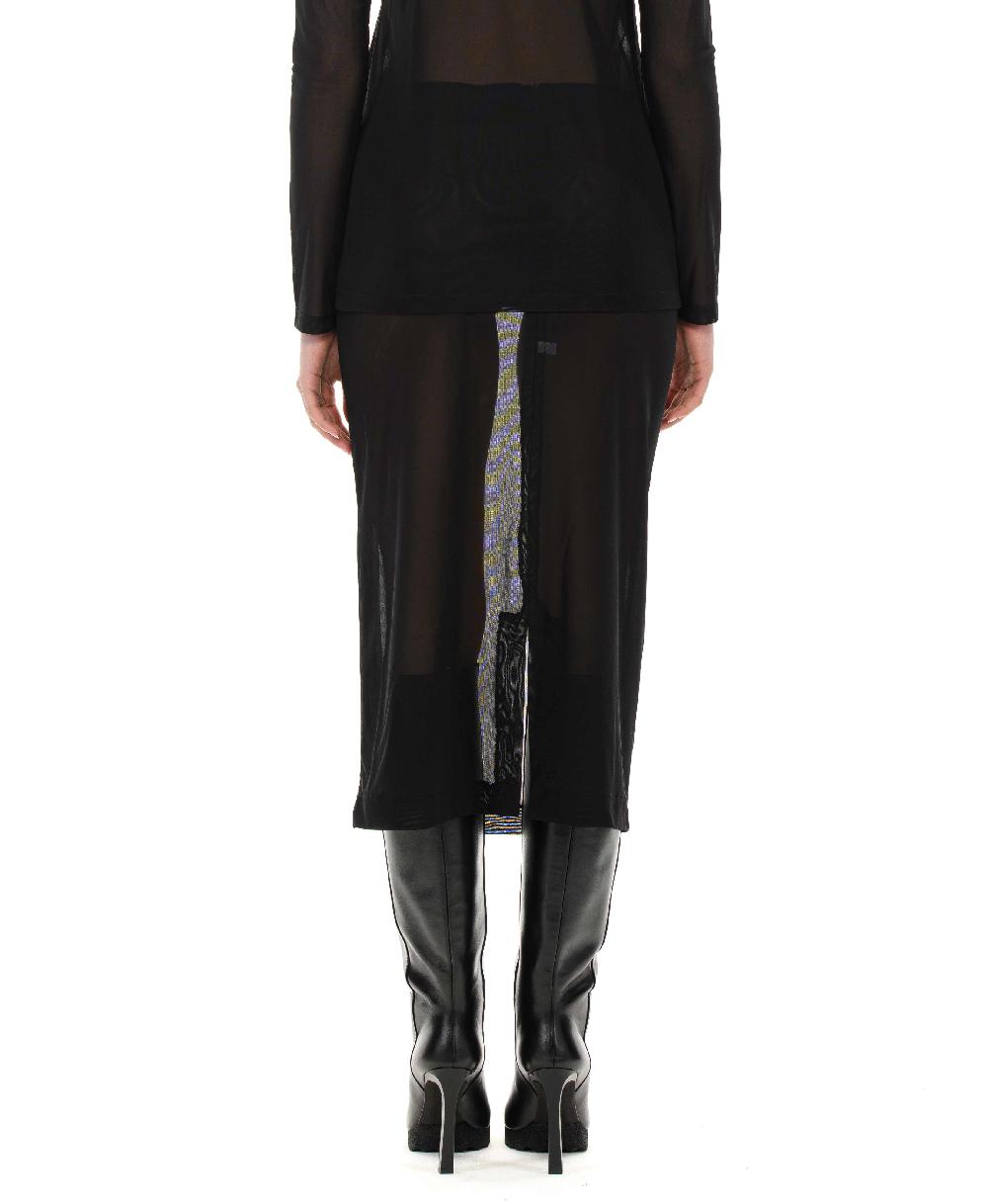 ROSÈ A POIS TITANIA Longuette In Tulle